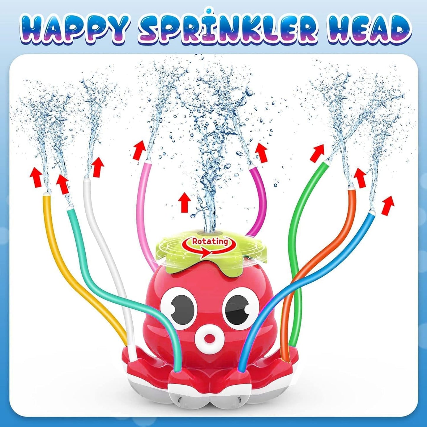 🔥Summer Hot Sale Promotion-49% OFF🐙-Outdoor Sprinkler Octopus Water Toy