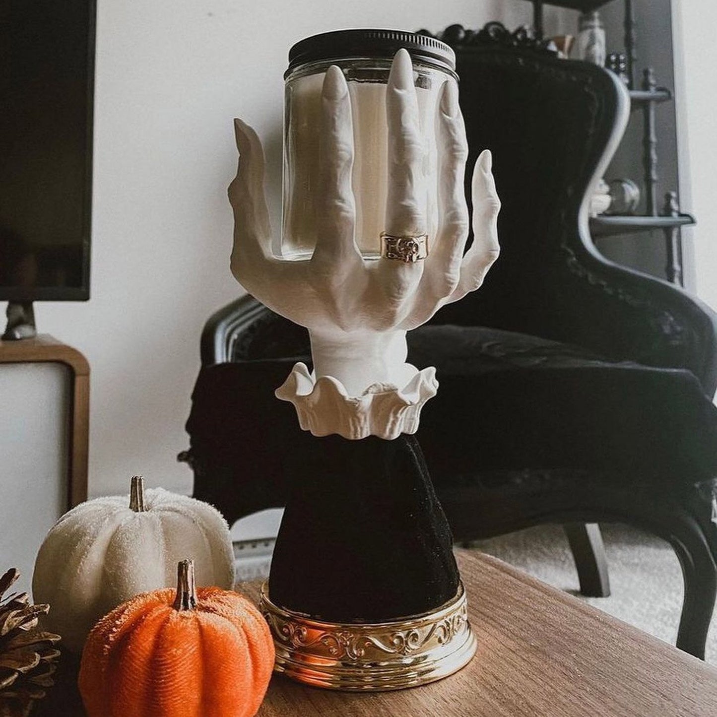 🔥Early Halloween Day Sale - 48% OFF🔥 Gothic Decor Candle Holder Witch Hand