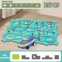 🔥Children's Educational Puzzle Track Car Play Set