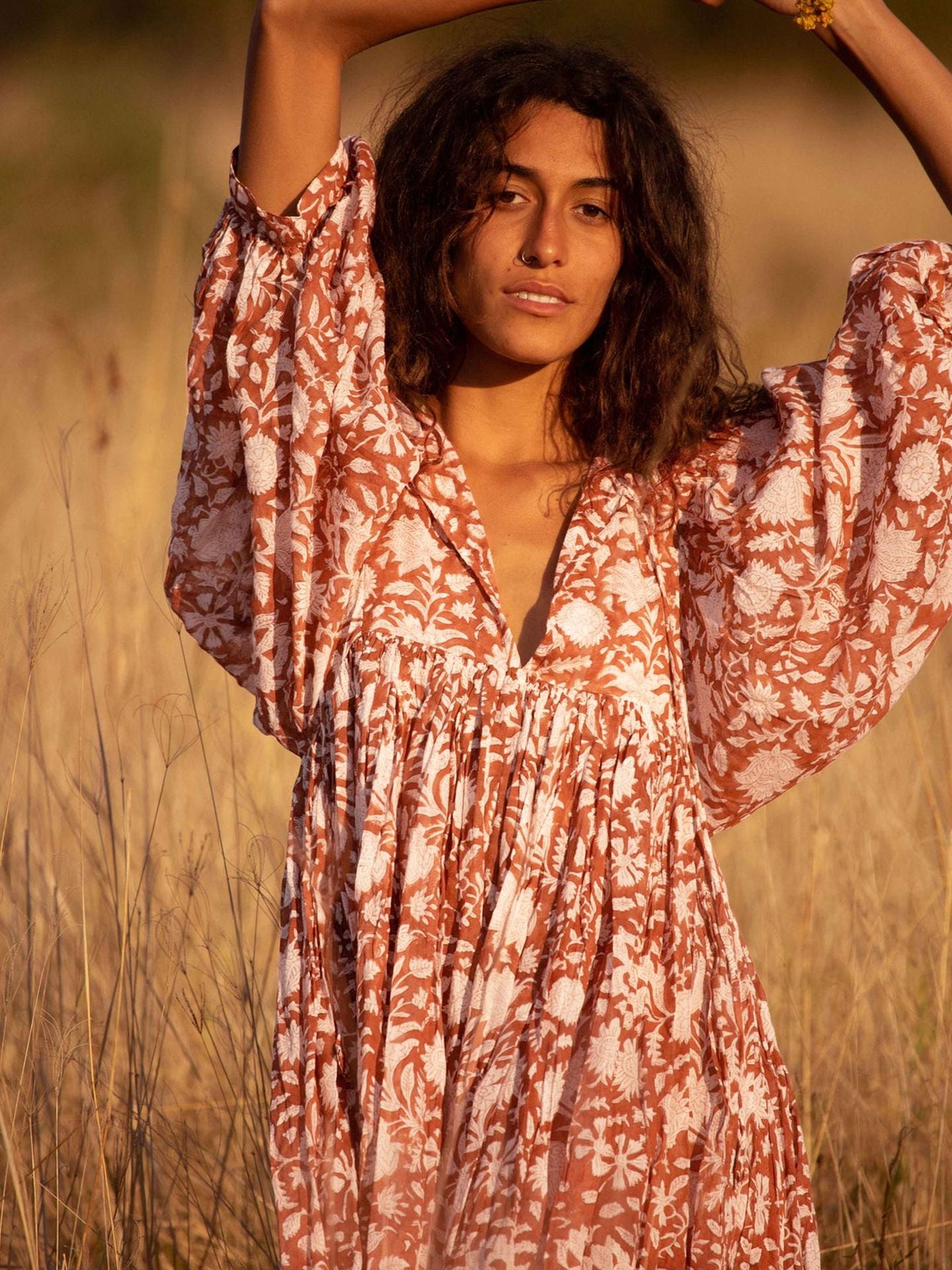 Women Oversized Floral Dresses