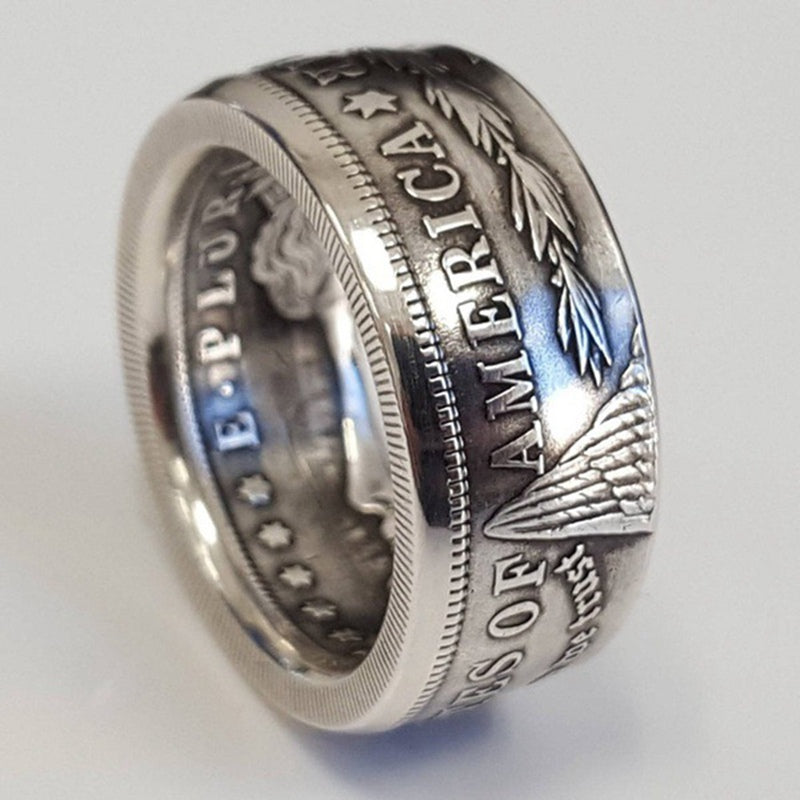 Morgan Silver Dollar Coin Ring