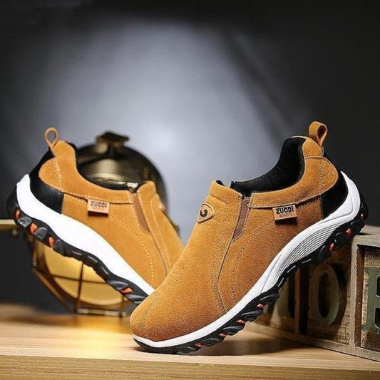 Men's Good arch support Outdoor Breathable Lightweight Walking Slip On Sneakers