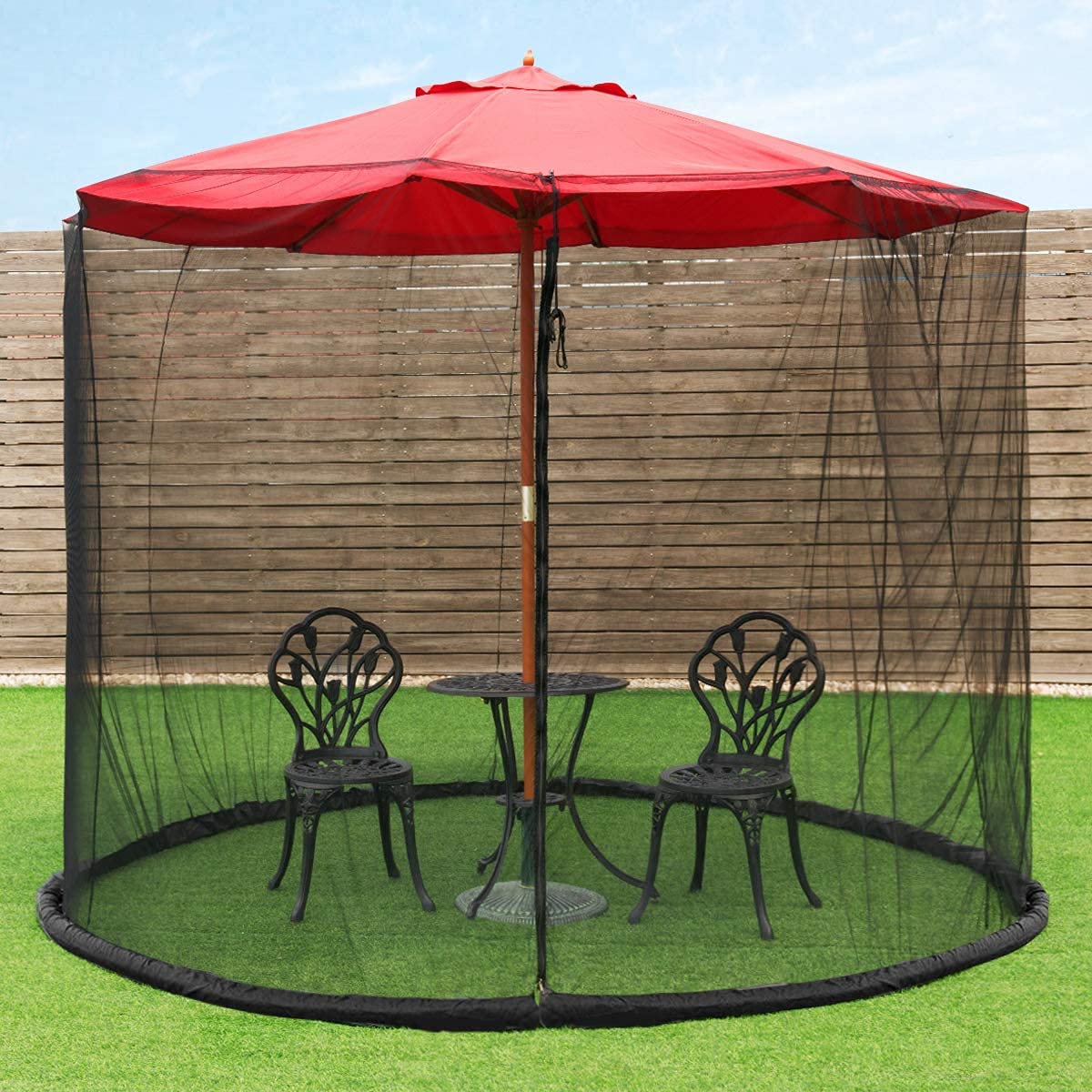 🔥SUMMER HOT SALE - 7.5-10 FT Patio Umbrella Mosquito Net