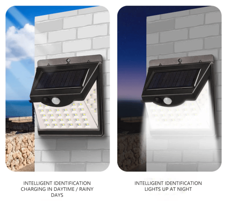 LED Solar Security Lights- 3-in-1 Sensor