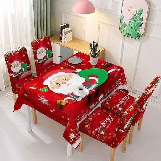 🎅Holiday Promotion 49% Off - Christmas Tablecloth Chair Cover Decoration