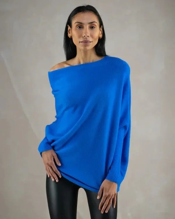 🎄Last Day Sale 49% OFF✨Asymmetric Draped Jumper