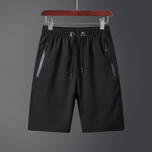 Men's Plus Size Ice Silk Stretch Shorts