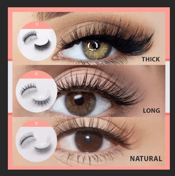 🎁2023-Christmas Hot Sale🎁Reusable Self Adhesive Eyelashes