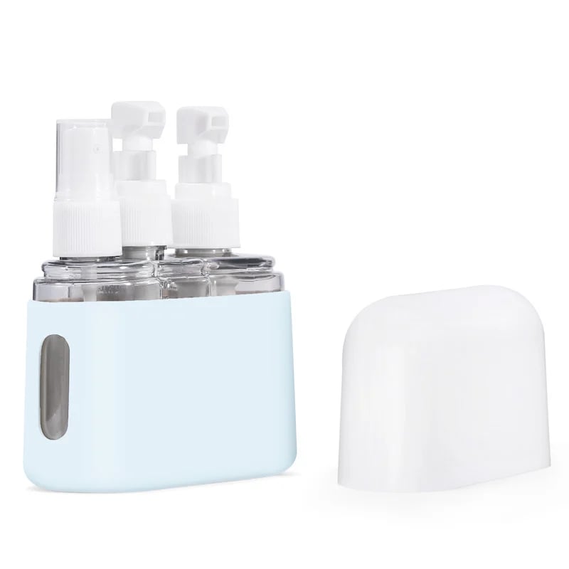 Mini Shampoo Dispenser Portable Travel Bottle Set