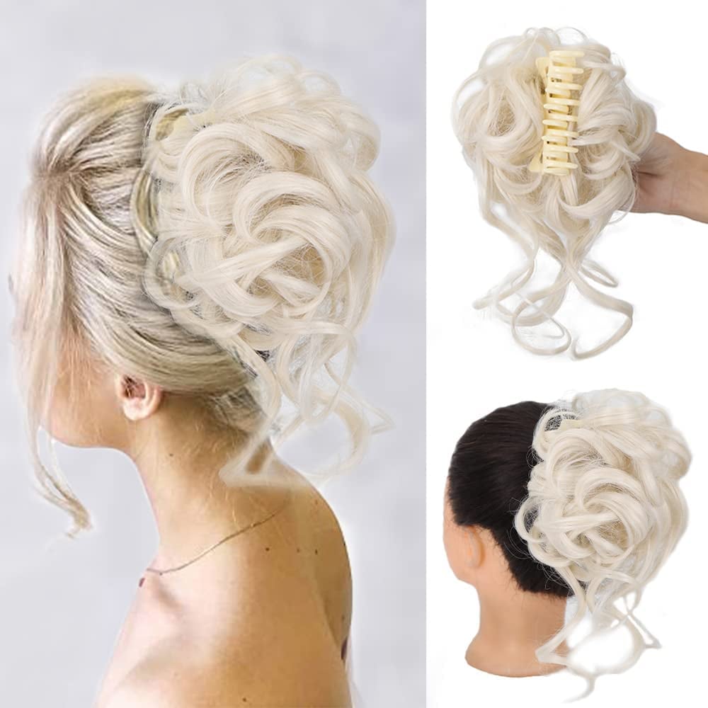 Buy 1 Get 1 Free - Curly Bun Hair Claw Clips