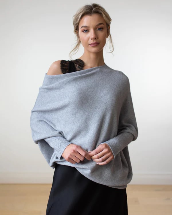 🎄Last Day Sale 49% OFF✨Asymmetric Draped Jumper