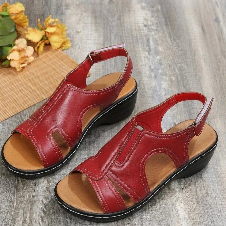 🔥49%OFF🔥Retro Wedge Heel Orthopedic Sandals