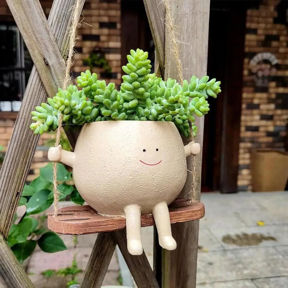 BUY 2 GET 10% OFF🔥Swing Face Planter Pot