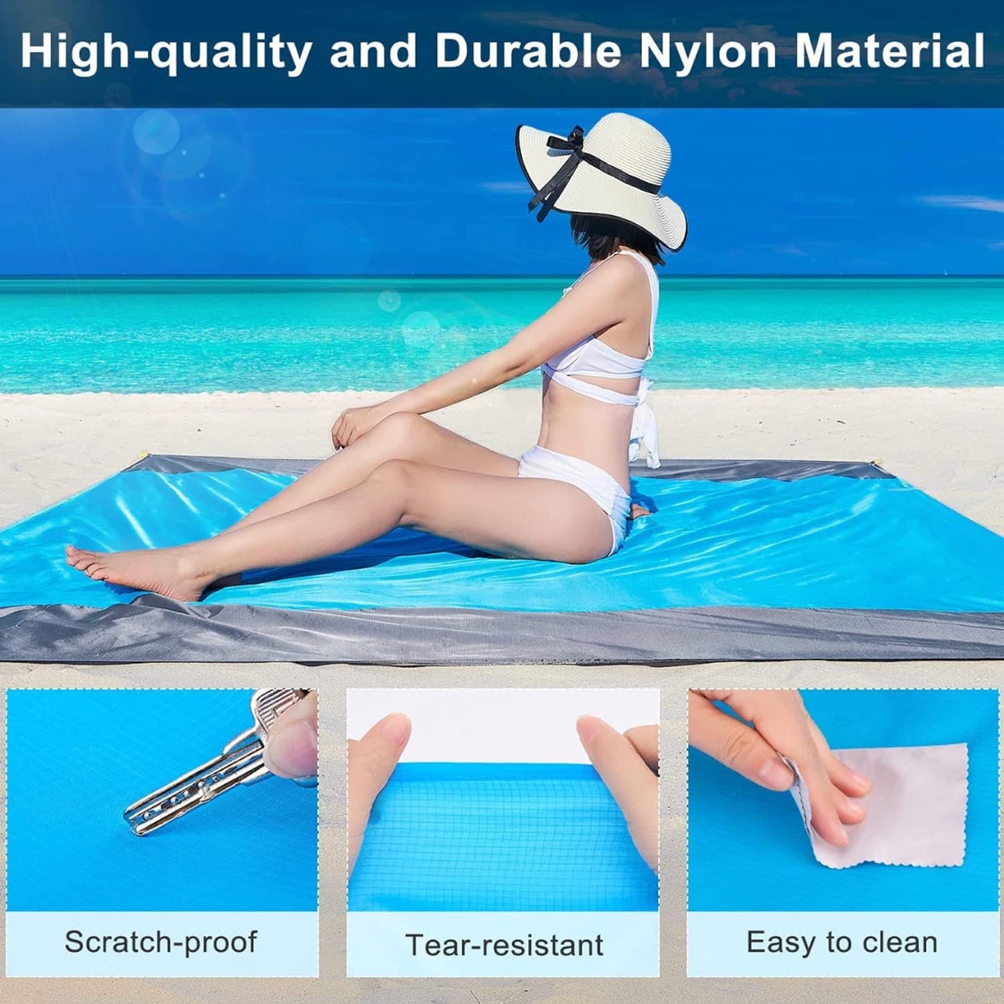 🔥Summer Hot Sale Promotion-49% OFF🤽‍♂️-Sand-Free Bliss Mat