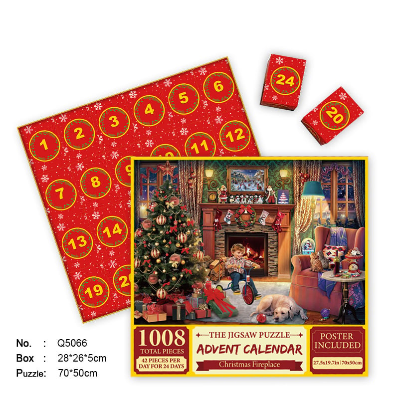 🎄2023 New Christmas Advent Calendar Jigsaw Puzzle 1000pcs🧩🎁(Buy 2 Free Shipping)