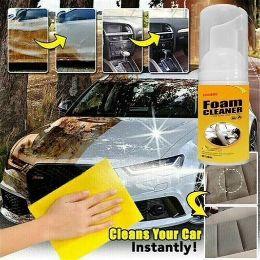 💥Home Cleaning Foam Cleaner Spray Multi-purpose Anti-aging Cleaner Tools for Car Interiors or Home Appliance