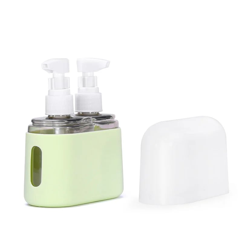 Mini Shampoo Dispenser Portable Travel Bottle Set