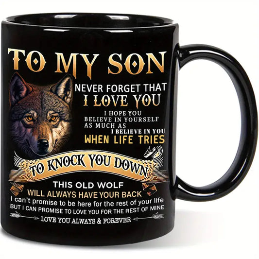 To My Son Coffee Cup