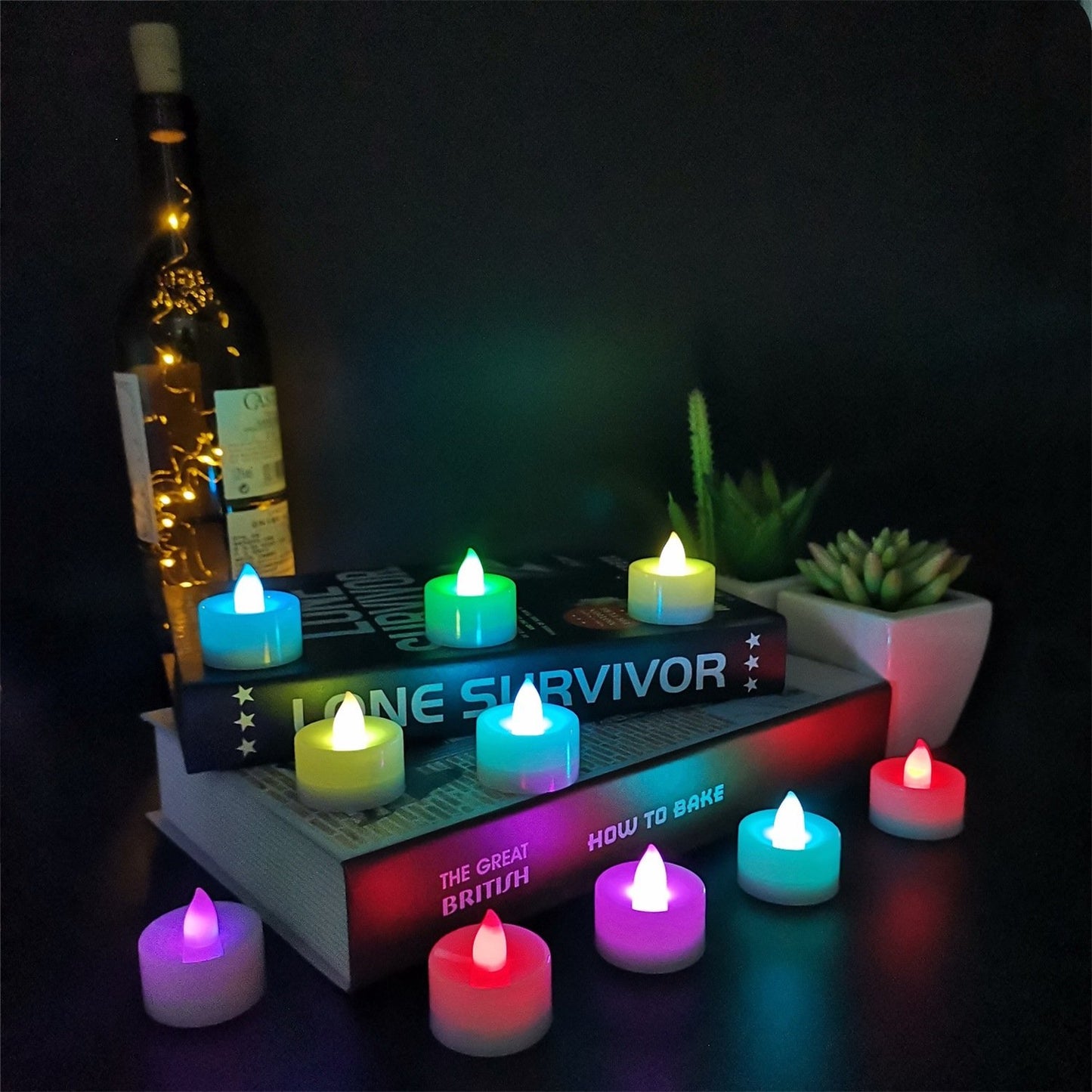 Colorful Flashing LED Candle Light