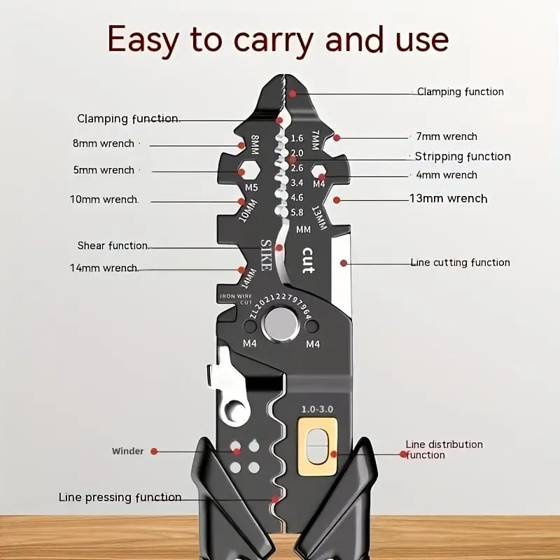 🔥Early Spring Hot Sale🔥 German style 25 In 1 Multifunctional Wire Cutting Pliers For Household Fixing Repairing