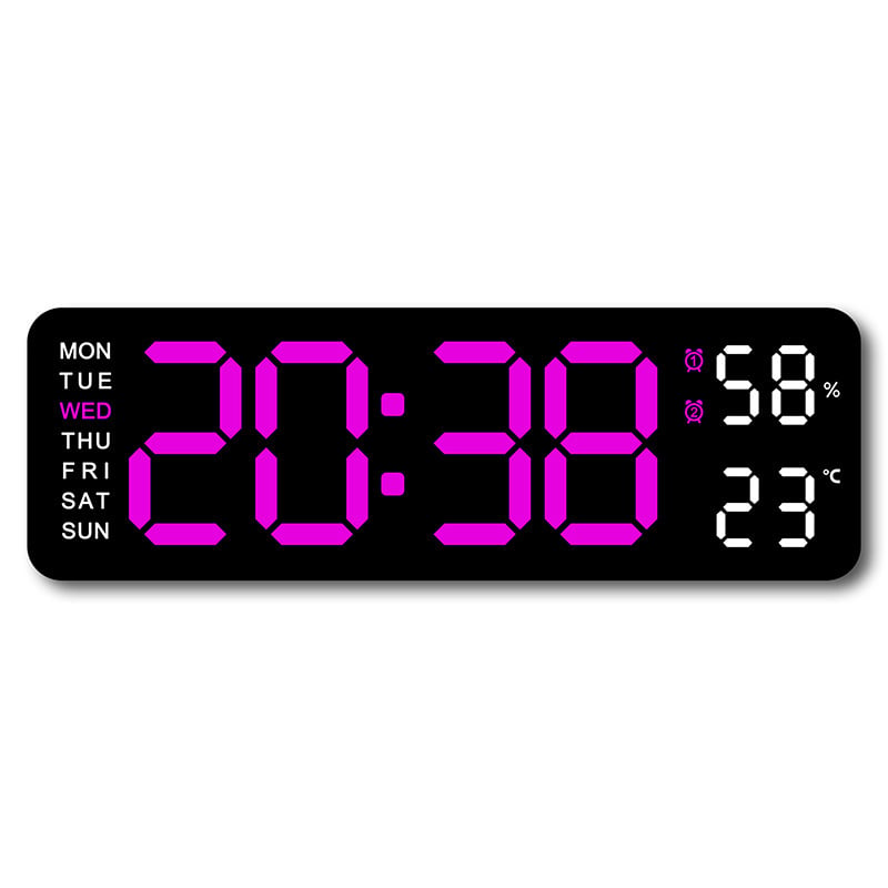 Digital Clock with Temperature, Date, Auto DST, Night Light, Auto Brightness Dimmer