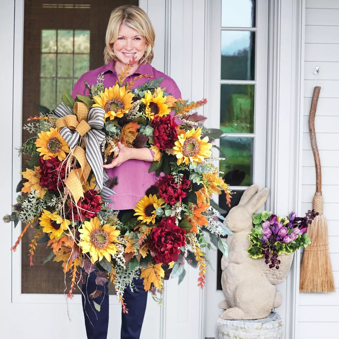 Sunflower Fall Wreath-Country French Wreath