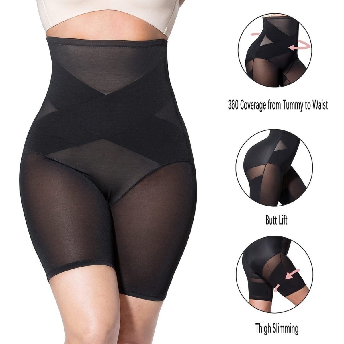 🔥New Cross Compression High Waisted Shaper