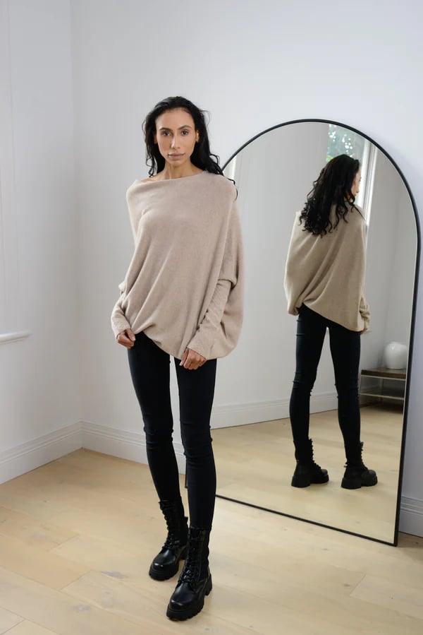 🎄Last Day Sale 49% OFF✨Asymmetric Draped Jumper