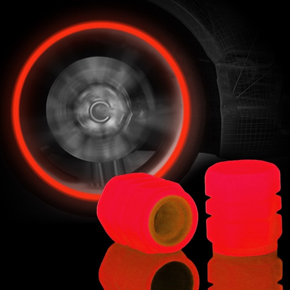 💥BLOWOUT SALE💥Fluorescent Tire Valve Caps - Make Night Cycling More Cool😎