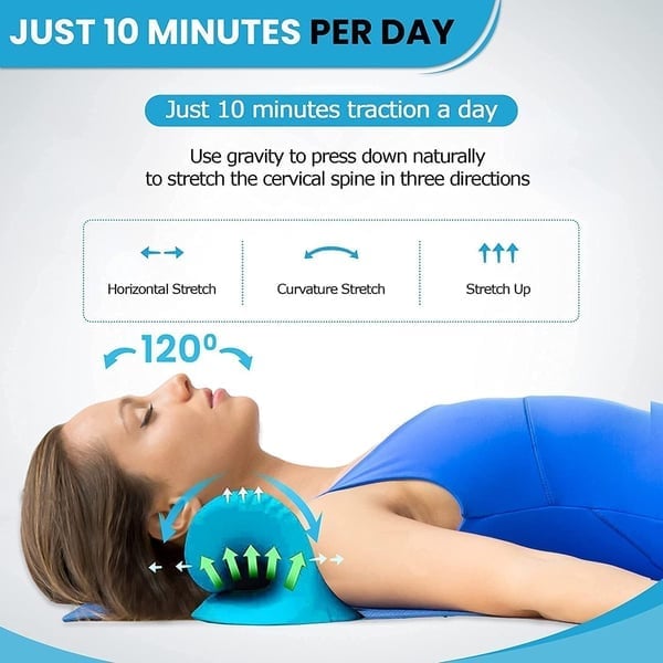 🎅🏻Christmas Hot Sale🎅🏻Cervical Neck Traction Pillow🎁