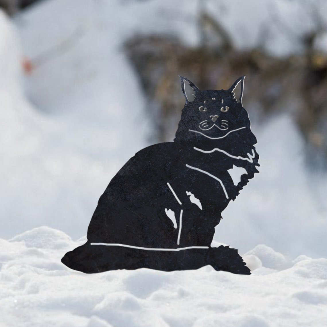 Maine Coon Cat silhouette