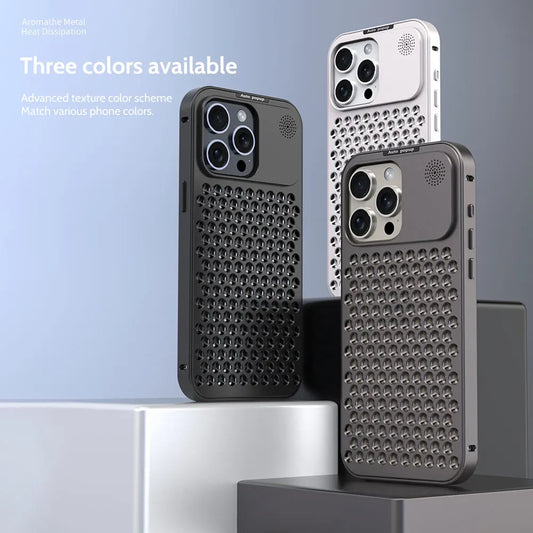 Aluminum alloy scented phone case