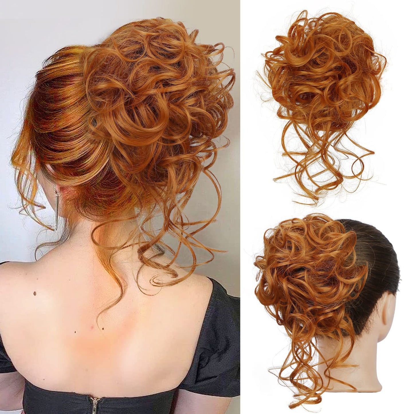 Buy 1 Get 1 Free - Curly Bun Hair Claw Clips