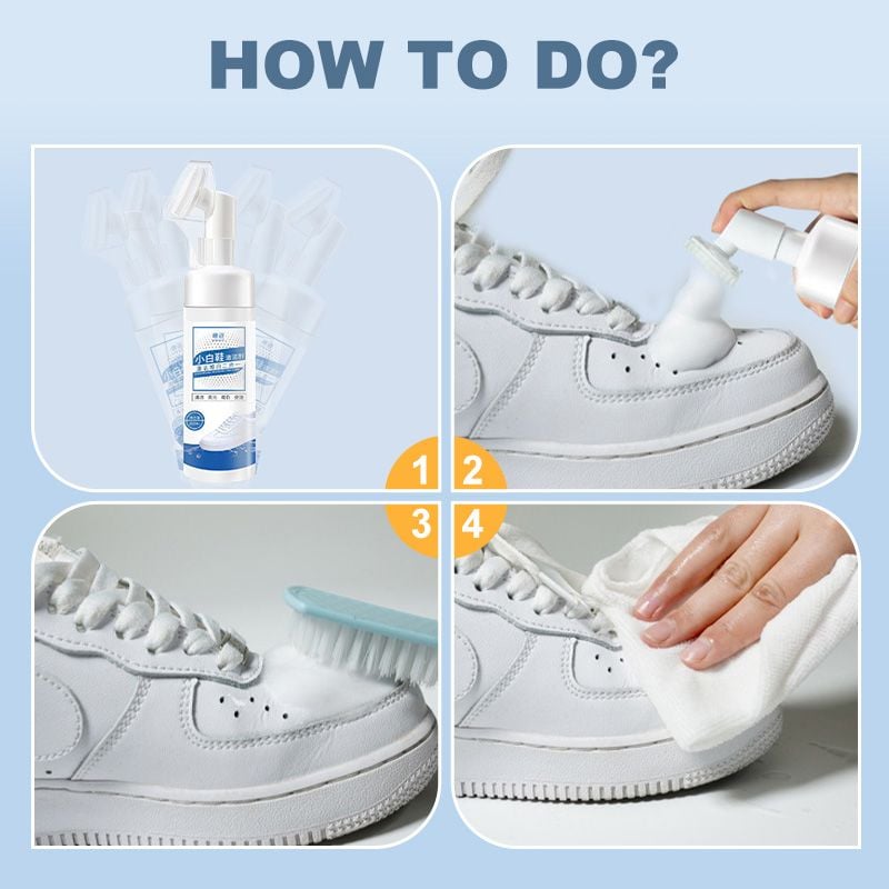 White Shoes Foam Cleaner