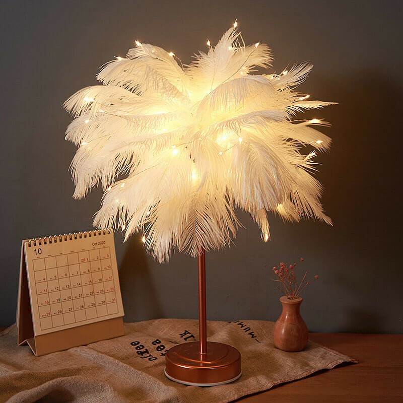 ✨The Ostrich Feather Lamp