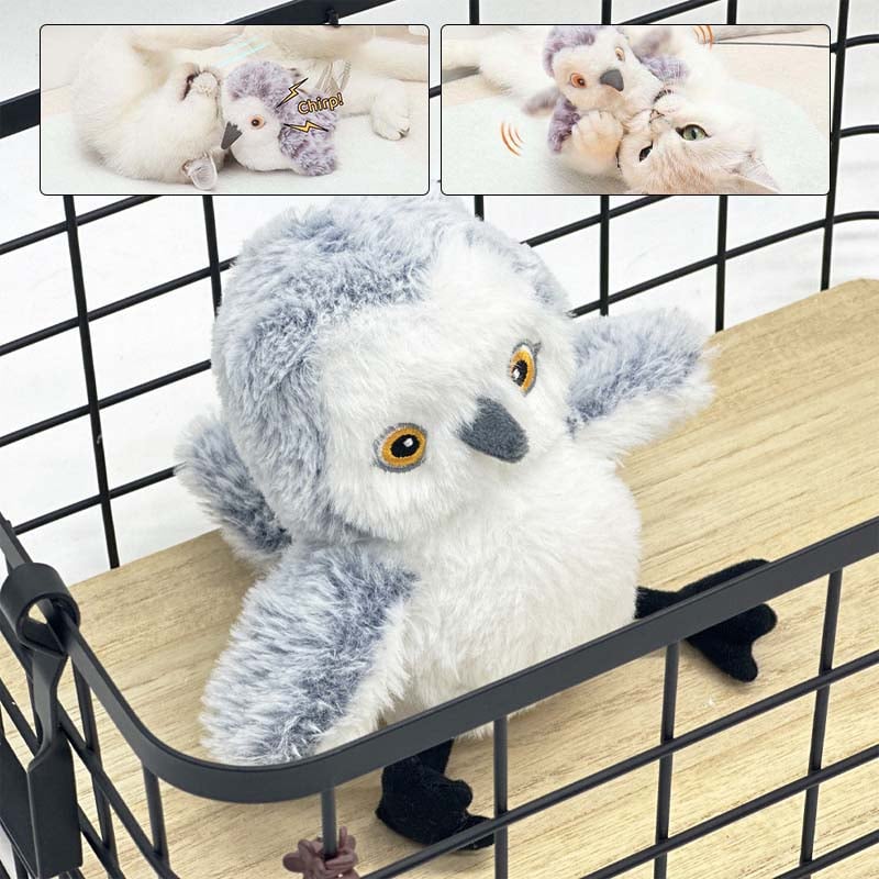 Rechargeable, Interactive Cat Exercise Toys, Lifelike Bird