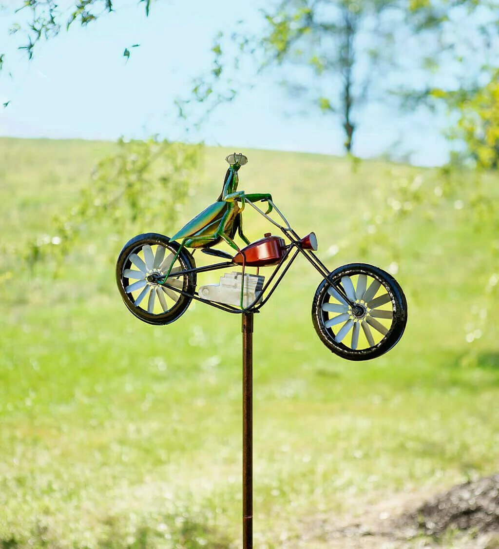 Vintage Bicycle Metal Wind Spinner