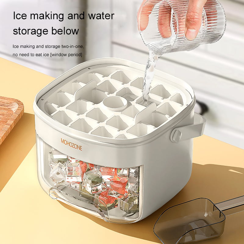 Portable Press-Open Ice Bucket