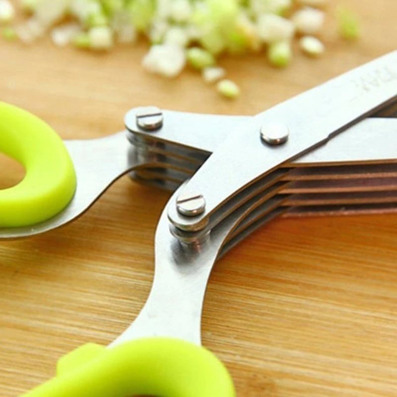 (🔥49% Off 🔥) 5 Blade Kitchen Salad Scissors