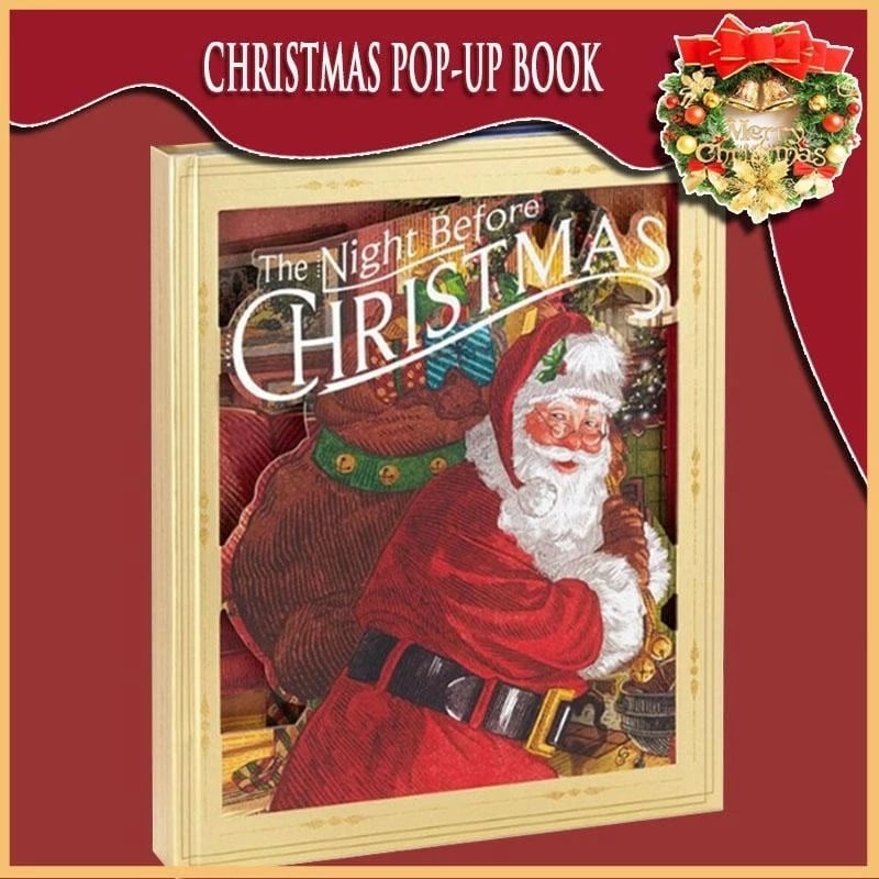 The Night Before Christmas Pop-Up Book(Light & Sound)