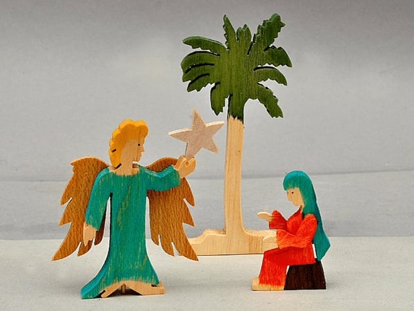 🔥Clearance Sale 49%-The Christmas Story Unique Nativity Set Wooden Nativity Scene