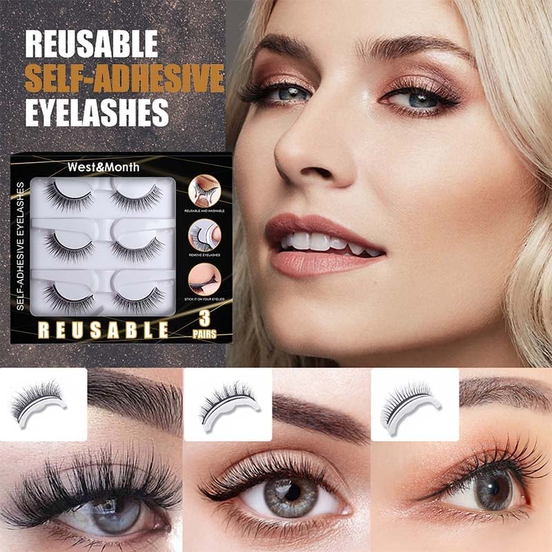 🎁2023-Christmas Hot Sale🎁Reusable Self Adhesive Eyelashes