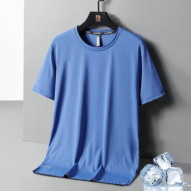 🔥SUMMER HOT SALE - 49% OFF🔥Ice Silk Round Neck T-Shirt