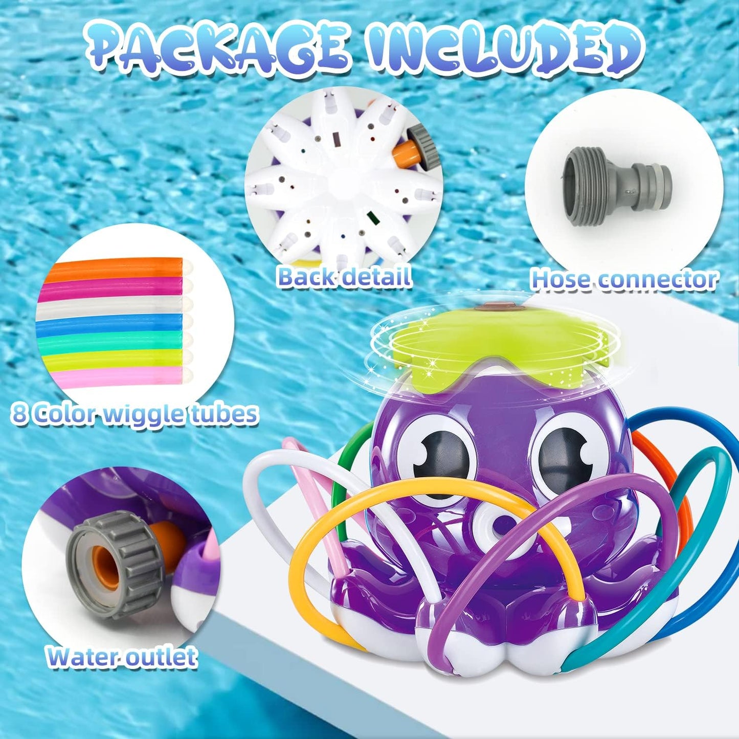 🔥Summer Hot Sale Promotion-49% OFF🐙-Outdoor Sprinkler Octopus Water Toy