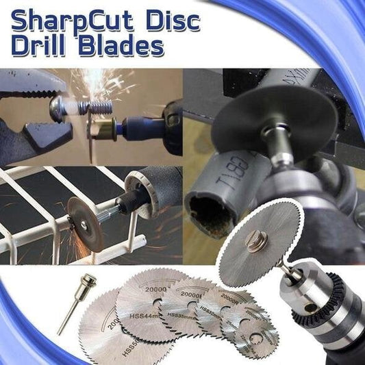 🔥Buy 3 Get 3 Free🔥Disc Drill Blades and Mandrel(Blade and Dremal tool used together)