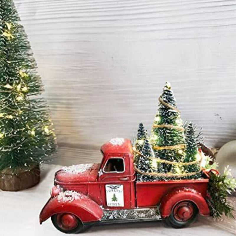 (🌲EARLY CHRISTMAS SALE - 50% OFF) Red farm Truck Christmas Centerpiece, Buy 2 Free Shipping