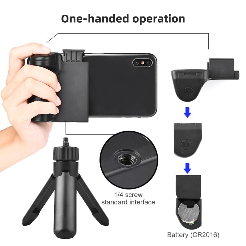 Wireless Handle Smartphone Selfie Holder