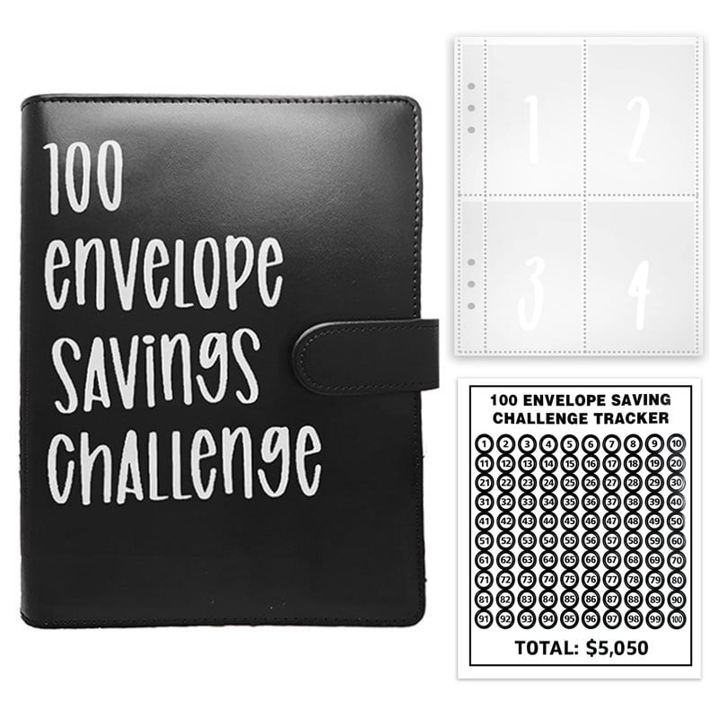 💞 Buy 2  Free Shipping ✉️100 Envelope Challenge Binder🔥Easy And fun Way To Save Almost $5050