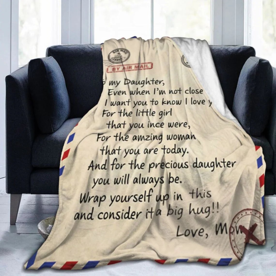 🎁To My Daughter - Warm Gift Blanket (49% OFF TODAY)