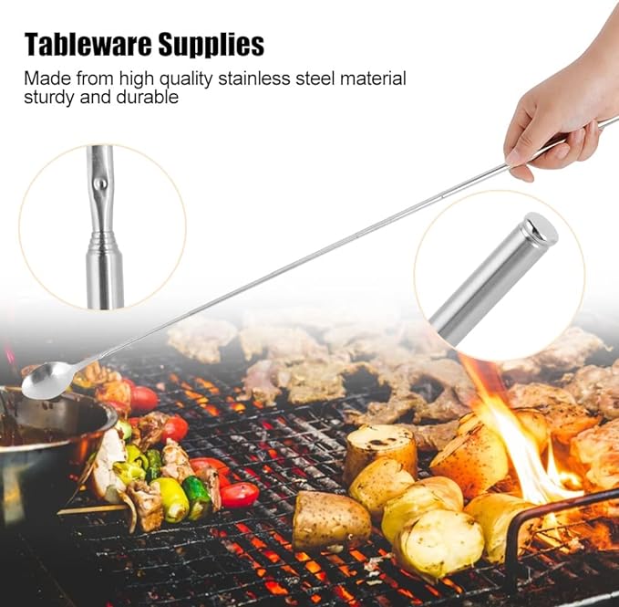 🔥Summer Hot Sale Promotion-49% OFF🍴-Creative telescopic cutlery stainless steel fork